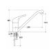 Franke KNG 110-37 mosogató + olasz Luna csaptelep