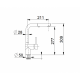 Blanco Subline 500 IF/A SteelFrame + olasz ZUHANYFEJES Velia csaptelep