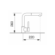 Blanco Subline 500 IF/A SteelFrame + olasz ZUHANYFEJES Alano Cr csaptelep