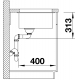 BLANCO SUBLINE 400-U + BLANCO Mila-S KRÓM CSAPTELEP