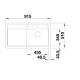BLANCO Zenar 5 S + BLANCO Mida matt fekete CSAPTELEP